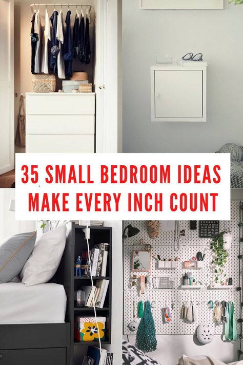 Small Bedroom Storage Solutions, Small Space Clothing Storage, Tiny Bedroom Storage, Small Room Storage, Small Space Storage Bedroom, Bedroom Storage For Small Rooms, Under The Bed Storage, Bedroom Storage Ideas, Very Small Bedroom