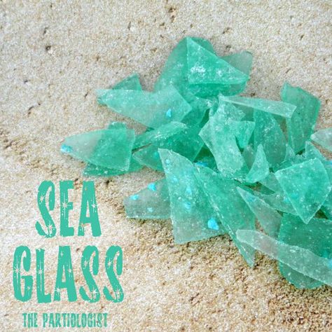 Sea Glass Candy, Beach Week, Mermaid Party Favors, Sea Baby Shower, Ocean Party, Mermaid Under The Sea, Mermaid Baby Showers, Beach Themed Party, Mermaid Parties