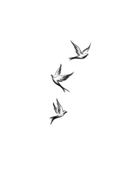 Birds Around Arm Tattoo, Small Bird Tattoo Shoulder, Three Small Birds Tattoo, Birds On Wrist Tattoo, Minimal Bird Tattoos For Women, Wrist Placement Tattoos For Women, Freedom Birds Tattoo, 3 Flying Birds Tattoo, Two Small Birds Tattoo