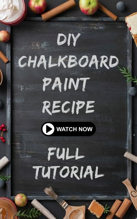 Discover how to make blackboard paint with just two simple ingredients in this step-by-step guide. Personalize your own blackboard paint in a variety of hues for endless creative expression. Whether you prefer a weathered, vintage, or distressed look, this recipe has got you covered. Learn how to use it to create a charming farmhouse-style chalkboard menu board. Let's start this enjoyable DIY project. #DIY #ChalkboardPaint #Crafting #CreativeProjects Chalkboard Wall Diy, Diy Blackboard, Diy Painting Techniques, Chalkboard Menu Board, Diy Chalkboard Paint, Chalkboard Crafts, Make A Chalkboard, Blackboard Paint, Black Chalkboard Paint