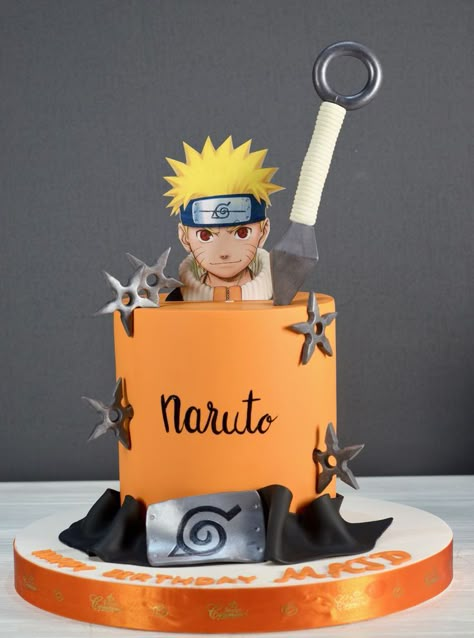 Naruto Cakes Ideas, Anime Cakes Birthday Naruto, Naruto Cake Design Birthday, Naruto Themed Cake, Naruto Cakes Birthdays, Naruto Birthday Cake Ideas, Naruto Decorations Party, Naruto Cupcakes Ideas, Naruto Party Ideas Birthdays