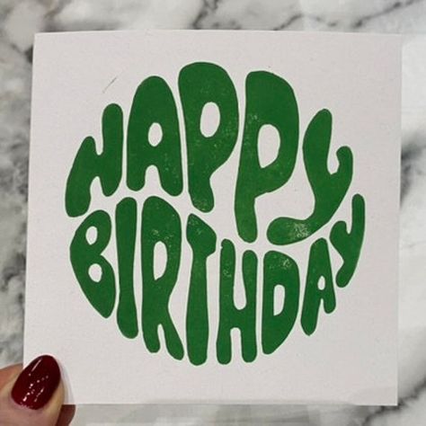 Birthday Card Lino Print, Birthday Lino Print, Lino Print Birthday Cards, Lino Printing Ideas, Lino Cut Ideas, Linocut Prints Ideas Simple, Linoprint Ideas, Lino Print Ideas, Birthday Card Greetings