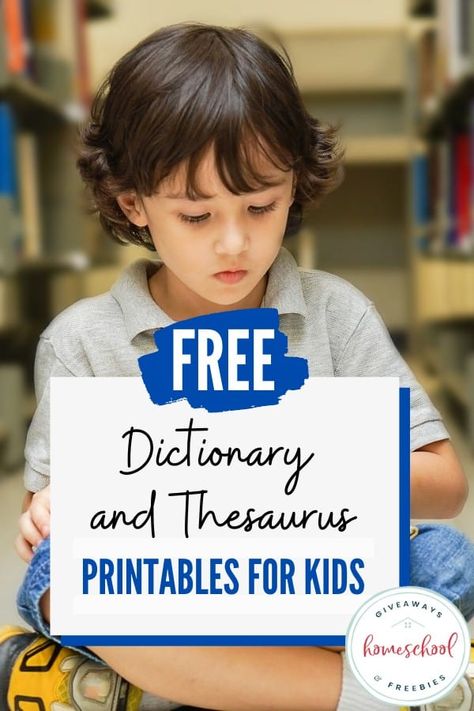 Dictionary For Kids, Kids Giveaway, English Activities For Kids, Homeschool Freebies, Printables For Kids, English Activities, Homeschool Resources, He Is Able, Free Resources