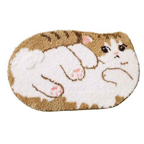 Cute Tabby Cat, Brown Tabby Cat, Rug Tufting, Cat Rug, Brown Tabby, Ur Mom, Tufted Rugs, Room Renovation, Animal Cartoon