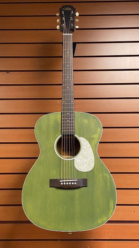 Aria 101UP Urban Player Acoustic Guitar Stained Green | Reverb Acoustic Guitar, Bridge, Guitar, Wall, Green, Design