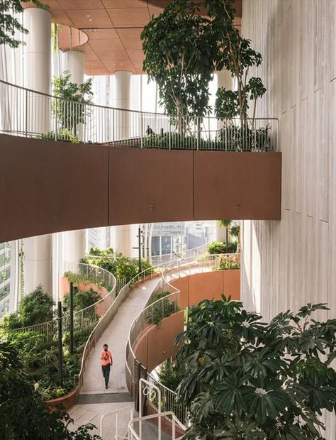 Shade Tolerant Plants, Urban Forest, Bjarke Ingels, Areas Verdes, Tower House, H Design, Building Architecture, Sky Garden, High Rise Building