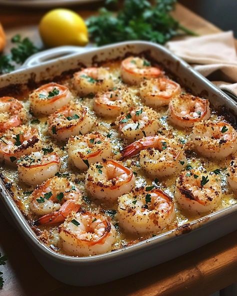 Garlic Butter Baked Shrimp: A Flavor-Packed Delight - Greenku Recipes Shrimp Butter Lemon Italian Seasoning, Oven Baked Garlic Butter Shrimp, Shrimp In Butter And Garlic, Oven Garlic Shrimp, Shrimp In Oven With Butter, Baking Shrimp In Oven, Cooking Shrimp In The Oven, Baked Jumbo Shrimp Recipes, How To Cook Raw Shrimp On The Stove