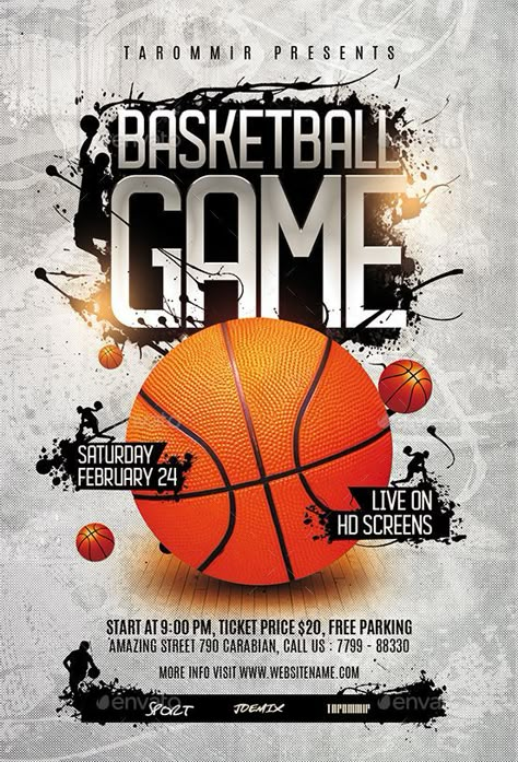 Game Day Flyer, Sports Day Poster, Basketball Flyer, Folded Business Cards, Basketball Background, Basketball Poster, Poster Sport, Basketball Party, Sports Design Inspiration