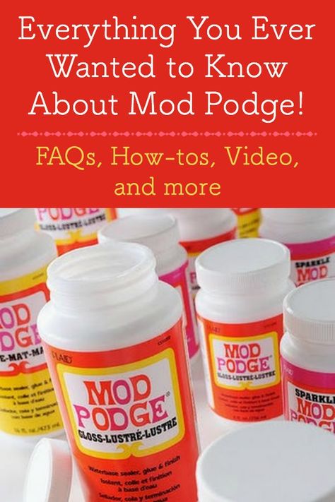 Mod Podge Uses, How To Mod Podge, Homemade Mod Podge, Mod Podge Projects, Diy Mod Podge, Decoupage Tutorial, Mod Podge Crafts, Decoupage Diy, Modge Podge