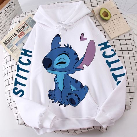 Angel Monster, Lilo And Stitch Hoodie, Lilo I Stitch, ليلو وستيتش, Disney Hoodie, Estilo Harajuku, Stitch Hoodie, Matching Hoodies, Lilo Y Stitch