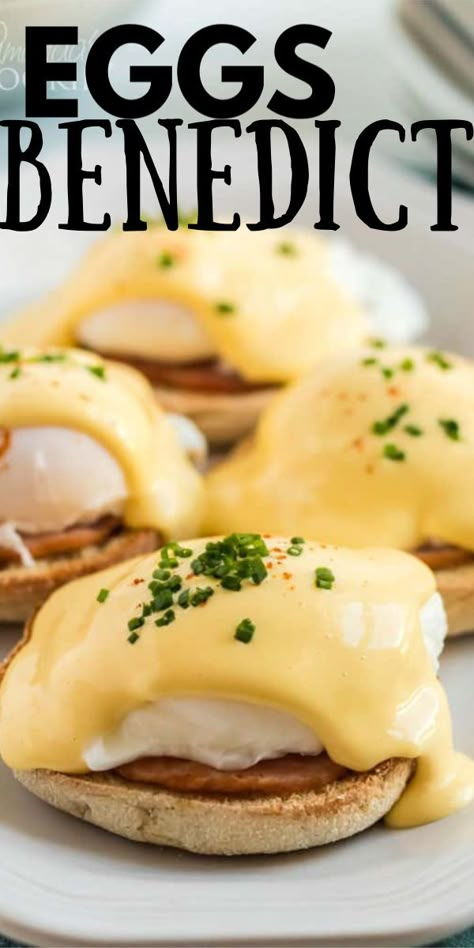 English Muffin Sandwich, English Muffins Sandwich, Muffin Sandwich, Brunch Sandwich, Benedict Recipe, Recipe For Hollandaise Sauce, Eggs Benedict Recipe, Egg Benedict, Best Comfort Food Recipes