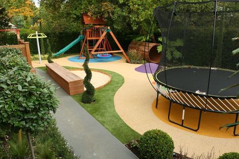 How to Create a Magical Playground With Your Kids This Summer   #homeremodel #HomeOwnership #homemanagement #ZenofZada #Homeimprovement Play Area Garden, Kid Friendly Backyard, Cottage Patio, Playground Landscaping, Kids Backyard Playground, Play Area Backyard, Backyard Kids Play Area, Play Garden, Outdoor Play Areas