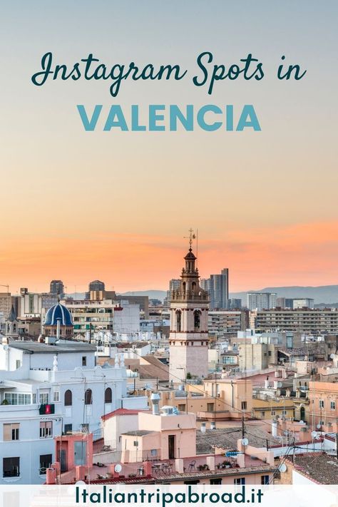 This contains: Explore all the beautiful Instagram Spots in Valencia with our ultimate guide of the best photo spots in Valencia | valencia instagram spots | valencia spain instagram spots | valencia photo spots | valencia photo spots | instagrammable valencia | most instagrammable places in valencia | the most instagrammable places in valencia | instagrammable places valencia | #instagramguide #photospots #valencia #spain #europe #travels Spain Instagram, Spain Destinations, Backpacking Spain, Italian Trip, Best Beaches To Visit, Spain Trip, Spain Culture, Instagram Places, Spain Travel Guide