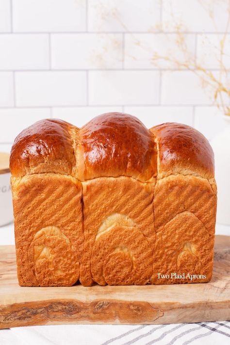 Japanese Milk Bread | Two Plaid Aprons Soft Milk Bread Recipe, Soft Bread Recipe, Japanese Milk Bread, Milk Bread Recipe, Milk Bread, Artichoke Recipes, Savory Bread, Bread Machine Recipes, Asian Desserts