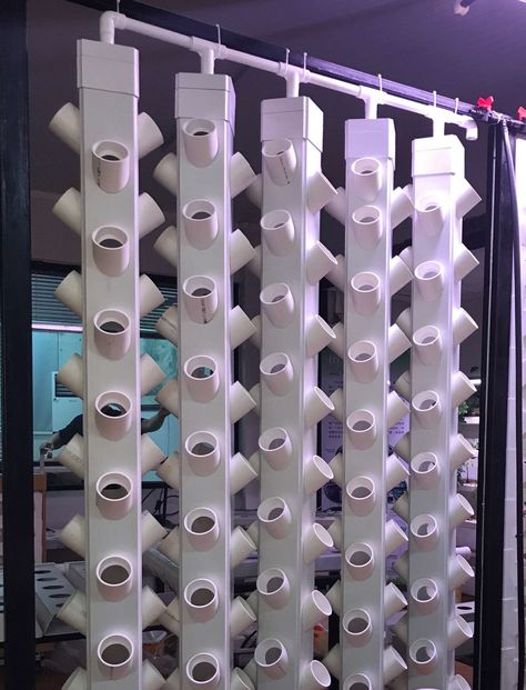 Vertical Hydroponics Diy, Ebb And Flow Hydroponics, Homemade Hydroponics, Nft Hydroponics, Hydroponic Gardening Diy, Vertical Hydroponics, Hydroponic Herb Garden, Hydroponic Lettuce, Hydroponic Gardening System