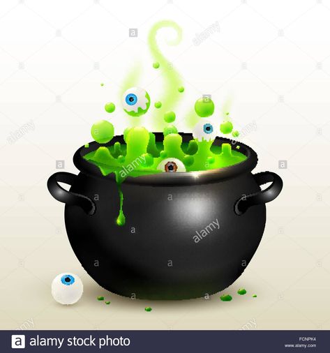 Green Halloween, Witch Potion, Witches Cauldron, Holiday Icon, Halloween Fonts, Black Witch, White Witch, Witch Magic, Halloween Painting