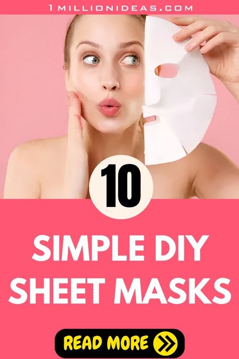 10 Simple DIY Sheet Masks To Make Your Skin Glow And Healthy Diy Sheet Mask, Lavender Mask, Seaweed Mask, Fresh Aloe Vera Gel, Popular Skin Care Products, Facial Sheet Mask, Sun Damaged Skin, Face Sheet Mask, Sheet Masks