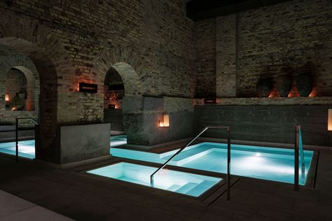 AIRE Ancient Baths Copenhagen | AIRE Ancient Baths Aire Ancient Baths, Wine Bath, Private Lounge, Covent Garden London, Roman Baths, Thermal Bath, Architecture Magazines, Best Spa, Steam Room