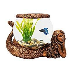 Decorative Terrarium, Fish Bowl Candle, Glass Bowl Terrarium, Betta Fish Bowl, Bowl Terrarium, Fish Habitat, Mystical Mermaid, Terrarium Candle, Antique Elephant