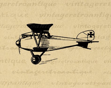 Airplane Printable, Airplane Graphic, Image Vintage, Vintage Planes, Vintage Airplanes, Antique Illustration, Images Vintage, Clip Art Vintage, Art Antique