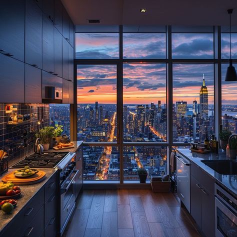 Minimal Condo, Penthouse Aesthetic, 200 Dollars, City View Apartment, Apartment View, Dream Life House, Dream Apartment Decor, Versatile Furniture, Technology Integration