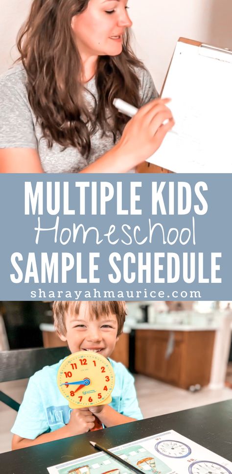 Sonlight Homeschool Schedule, Homeschooling Different Ages, Daily Homeschool Schedule Printable, Homeschool Visual Schedule, Elementary Homeschool Schedule, Homeschool Routine Multiple Kids, 3rd Grade Homeschool Schedule, 4th Grade Homeschool Schedule, Homeschool Curriculum Organization