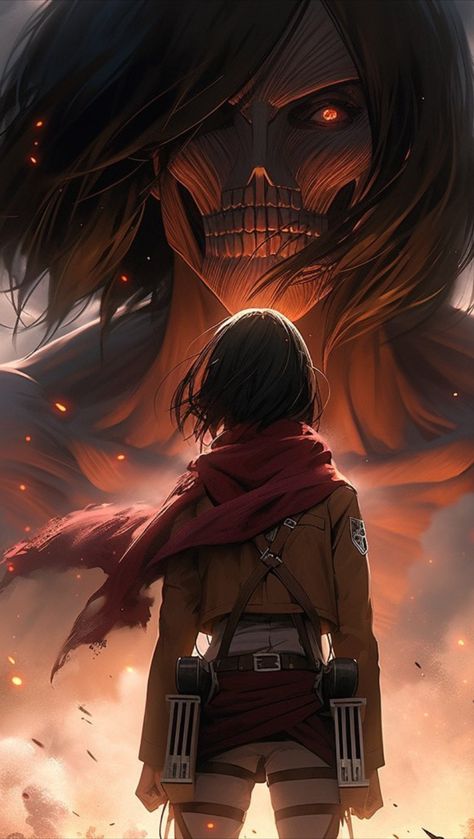 【Mikasa Ackerman from Attack on Titan】 ⁀➷ Wallpaper ✪ Attack On Titan Wallpaper, Titan Wallpaper, Mikasa Anime, Attack On Titan Tattoo, Animes Emo, Atack Ao Titan, Best Wallpaper Hd, Animated Wallpapers For Mobile, Titans Anime