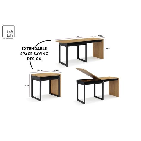 Convertible Desk Space Saving, Extendable Study Table, Extendable Desk, Expandable Desk, Convertible Desk, Desk Modern Design, Multifunctional Desk, Apartment Plan, Building Things