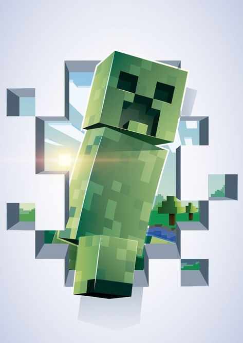 Minecraft Artwork, Minecraft Poster, Minecraft Sheep, Mojang Minecraft, Minecraft Printables, Minecraft Blocks, Creeper Minecraft, Minecraft Drawings, Minecraft Steve