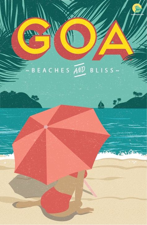 ~ GuestHouser Goa Wallpaper, Goa Tourism, Winter Hotel, Goa Travel, India Poster, Travel Tshirt, Diy Travel Journal, Famous Monuments, Retro Posters