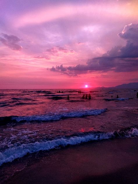 Prettiest Beach, Sunset Rose, Sunset Pink, Pink Nature, Summer Beach Party, Ocean Pictures, Sky Pictures, Pretty Landscapes, Pink Beach