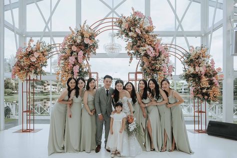 Ampang boathouse Prettiest Glasshouse in KL Wedding decorations Wedding ceremony Wedding ROM Glass House Wedding Decor, Glass House Wedding, Dream Beach Wedding, Wedding Background Decoration, Green Tone, Ceremony Wedding, Dream Beach, Decorations Wedding, Background Decoration