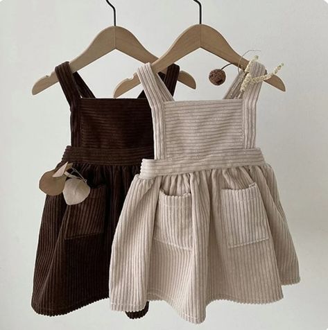 Dress your baby in style with this trendy romper. Perfect for playdates and outings! 👶🏼 #babyootd #stylishbaby. Toddler Spring Dress, Corduroy Pinafore, Spring Toddler, Girls In Suspenders, Corduroy Pinafore Dress, Comfy Dresses, Corduroy Dress, Suspender Dress, Pinafore Dress