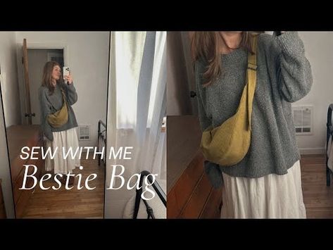 Bestie Bag Sewing Tutorial | BF Patterns | Blackbird Fabrics | Easy Crescent Bag Sewing Tutorial - YouTube Couture, Crossbody Crescent Bag, Bestie Bag Pattern, Crescent Bag Pattern Free, Crescent Bag Pattern, Diy Sling Bag Pattern, Crossbody Bag Sewing Pattern, Diy Sling Bag, Sewing Patterns Free Bag