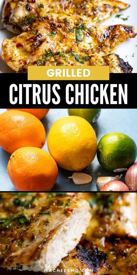 Grilled Citrus Chicken, Citrus Chicken Marinade For The Grill, Grilled Chicken Enchiladas, Follicular Recipes, Citrus Marinade For Chicken, Griddle Chicken, Citrus Chicken Recipes, Citrus Chicken Marinade, Light Chicken Recipes