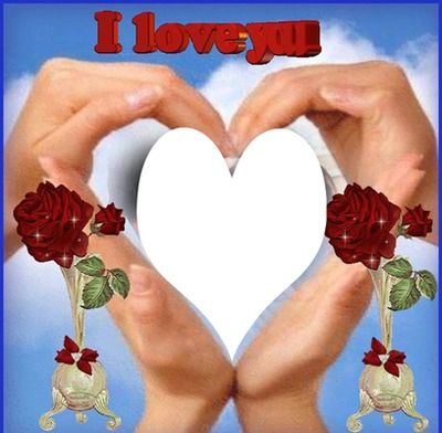 Photo montage I Love You avec mains qui forment un coeur et 2 roses 1 photo - Pixiz Overlays Cute, Photoshop Pics, Love Frames, Collage Template, Funny Profile Pictures, Funny Reaction Pictures, Meme Template, Fb Memes, A Design