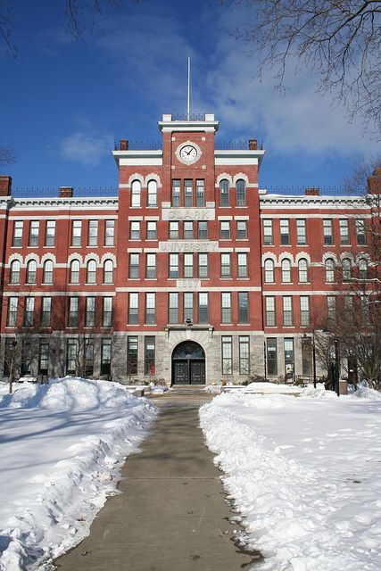 Clark University's Jonas Clark Hall, named for the University's founder.  https://clarkconnect.clarku.edu/JCTwitter Clark University, Make A Gift, Art And Architecture, Global Community, New England, The Good Place, University, England, Happy Birthday