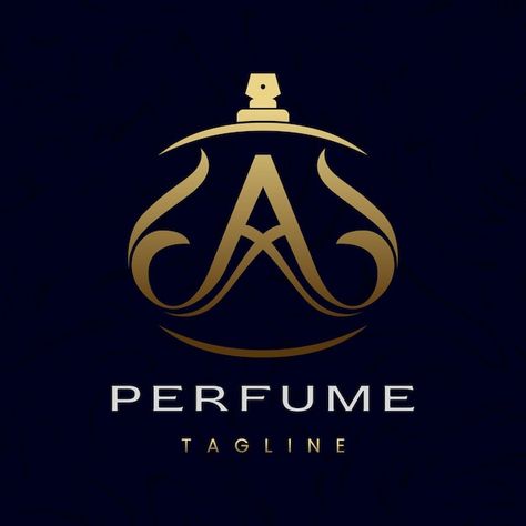 Vector letter a perfume logo design eleg... | Premium Vector #Freepik #vector #antique #nature #brand #luxury Perfume Store Logo, Logo For Perfume Brand, Logo Parfum Design, Bs Logo Design Letter, Perfume Logo Design Ideas, Perfume Brand Logo, Perfume Logo Design, Nature Brand, Logo Design Elegant