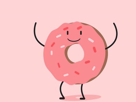 Donut 2017 Donut Animation, Donut Gif, Instagram Gif Sticker, Donut Wallpaper, Gif Sticker, Hello Gif, Emotional Painting, Instagram Gif, Random Gif