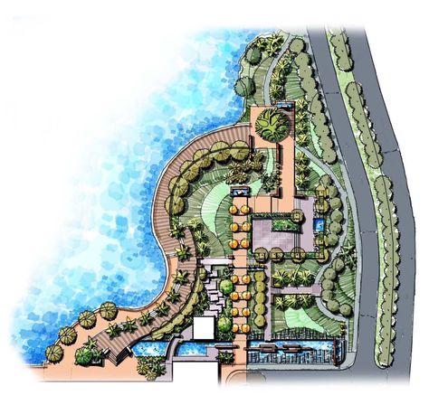 Classic Entrance, Hotel Landscape, Landscape Architecture Plan, Zoo Architecture, Landscape Architecture Drawing, Landscape Design Drawings, Urban Design Plan, Urban Landscape Design, Landscape Design Plans