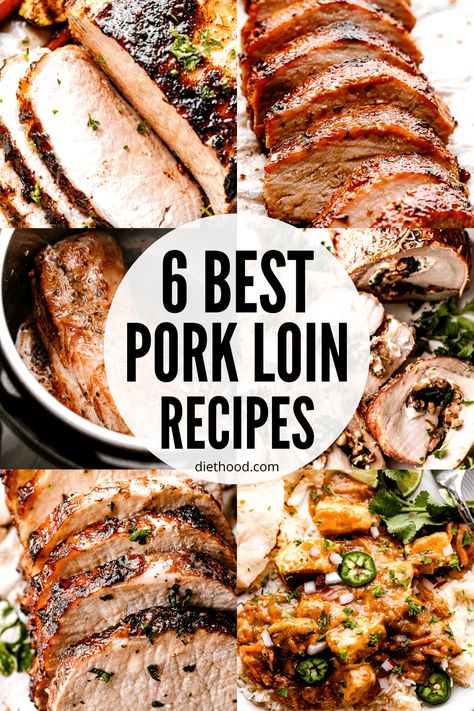 Tender, juicy, flavorful pork? You got it! This collection of 6 of the Best Pork Loin Recipes is sure to revamp your menu. Whether you need an elegant main course or a simple weeknight dinner, you’ll find it here. Dinner Ideas Pork Tenderloin, Pork Loin Centre Roast Recipes, Whole Pork Loin Recipes, Pork Loin With Gravy, Rosemary Pork Loin, Herb Pork Loin, Pork Lion Recipes, Easy Pork Loin Recipes, Best Pork Loin Recipe