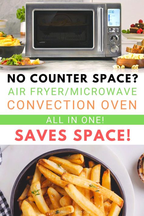 This Microwave Air Fryer Combo Lets You Air Fry, Bake and Microwave Your Meals Air Fryer Microwave Recipes, Galanz Air Fryer Microwave Recipes, Microwave Air Fryer Recipes, Meals In Air Fryer, Microwave Air Fryer Combo, Convection Microwave Cooking, Amazon Lists, Air Fryer Microwave, Microwave Toaster Oven