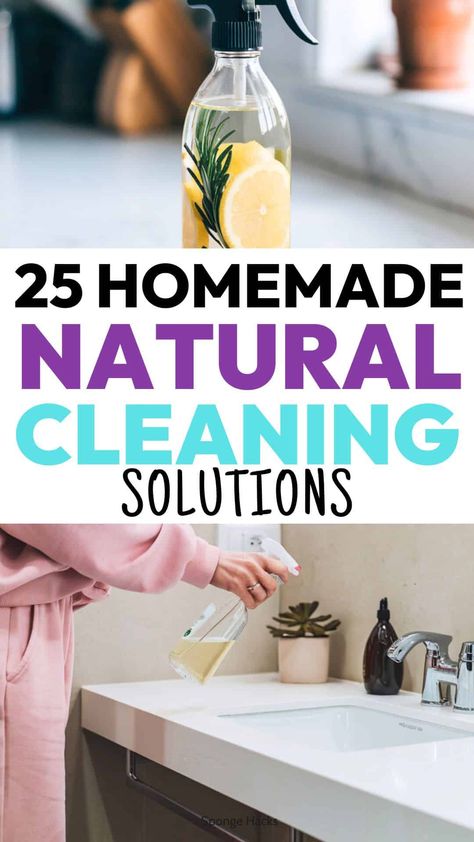 Ditch store-bought cleaners and try these DIY cleaning products recipes how to make for a natural, cost-effective solution! From a powerful bathroom cleaning spray DIY to a gentle vinegar cleaning spray DIY, these mixes are perfect for every room. Create an at home cleaning solution to tackle dirt, disinfect surfaces, and keep your home smelling fresh. Use these easy cleaning hacks to save time and money while keeping your space spotless! Diy Cleaning Products Bathroom, Cleaning Spray Diy, Vinegar Cleaning Spray, Diy Bathroom Cleaner, Diy Cleaning Spray, All Natural Cleaning Products, Natural Cleaning Products Diy, All Natural Cleaning, Natural Cleaning Solutions