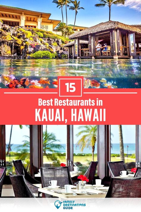 Want to see the best restaurants in Kauai, HI? We’re FamilyDestinationsGuide, and we’re here to help: From incredible brunch spots and amazing places to eat dinner, to local foodie spots and hidden gems, discover the BEST Kauai restaurants - so you get memories that last a lifetime! #kauai #kauairestaurants #restaurantsinkauai #bestrestaurantsinkauai #placestoeatkauai Best Places To Eat In Kauai, Christmas In Kauai, Best Restaurants In Kauai, Kauai Food, Lihue Hawaii, Hawaii Trips, Kauai Restaurants, Lihue Kauai, Princeville Kauai