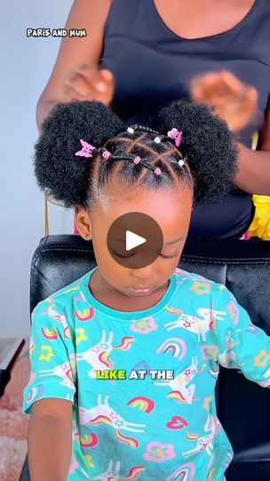 Hairstyles For 6 Year Girl, Hairstyles For 2 Year Girl, Two Year Old Hairstyles, Hairstyles For Little Black Girls Easy, Old Hairstyles, Girl Tips, Kids Hair, Simple Girl, Girls Hair