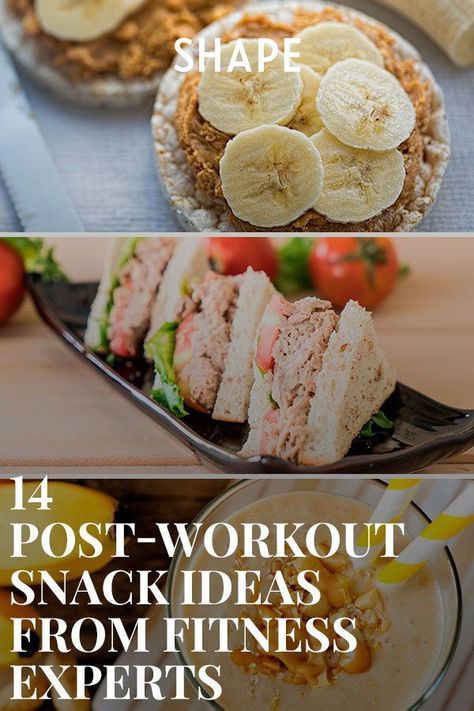 Replenish your energy after exercise with these delicious post-workout snack ideas from trainers and dietitians. #healthysnacks #postworkout #nutrition Post Work Out Snacks, Post Workout Snacks For Fat Loss, Post Workout Snacks At Night, Post Dinner Snacks, High Protein Post Workout Snack, Late Night Post Workout Snack, Healthy Post Workout Meal, Pre Game Meals For Athletes, After Work Snacks