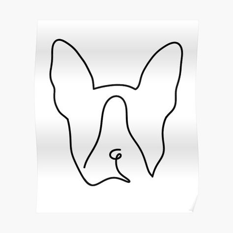 Boston Terrier Ear Tattoo, Boston Terrier Tattoo Outline Ears, Boston Terrier Tattoo Small Outline, Simple Boston Terrier Tattoo, Boston Terrier Line Tattoo, Boston Terrier Outline Tattoo, Boston Terrier Line Drawing, Boston Terrier Line Art, Frenchie Outline Tattoo