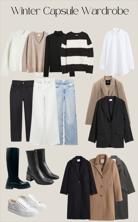 How To Have Style, Elegant Wardrobe, Capsule Wardrobe Women, Look Office, Capsule Wardrobe Outfits, Winter Fashion Outfits Casual, Winter Capsule, Casual Outfit Inspiration, Autumn Wardrobe