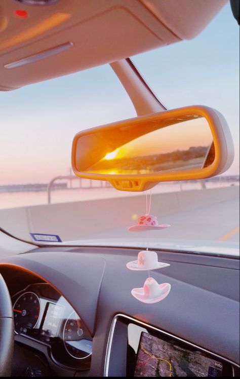 Car Decor Preppy, Car Decorations Interior Preppy, Car Accessories Preppy, Preppy Car Aesthetic, Car Athstetic, Preppy Car Stuff, Preppy Car Decor, Car Astethic, First Car Aesthetic