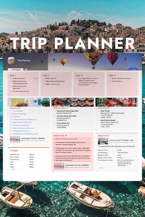 Trip Itenary, Itinerary Aesthetic, Itinary Template, Itenary Travel, Trip Planning Aesthetic, Travel Planner Aesthetic, Travel Planning Checklist, Itinerary Ideas, Itenerary Travel Design